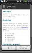 AndroIRC screenshot 4