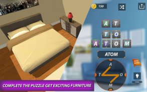 Word Puzzle Dream Home Design screenshot 5