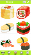 Sushi Bar Color By Number Sushi Rolls screenshot 0