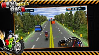 Moto Traffic Rush3D screenshot 1