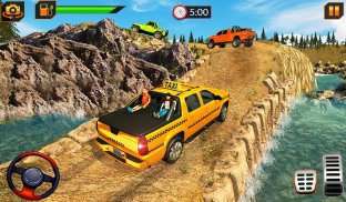 SUV Taxi Yellow Cab: Offroad NY Taxi Driving Game screenshot 6