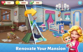 Baby Mansion-home makeover screenshot 1