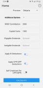 Canadian Income Tax Calculator screenshot 0