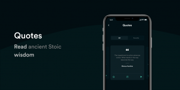 Stoa: Stoic Meditation screenshot 0