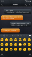 Emoji Keyboard-Leather screenshot 2