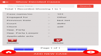 Advocate Diary Case Mgt. free screenshot 11