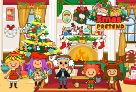 My Pretend Christmas - Santa Kids Holiday Party screenshot 1