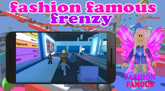 Fashion Famous Frenzy Dress Up Runway Show obby screenshot 0