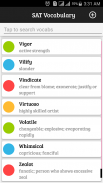 SAT Vocabulary : SAT Flashcards, Words List screenshot 4