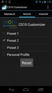CS10 Customizer screenshot 1