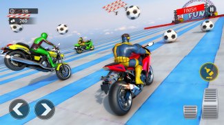 Superhero Bike Stunt Games GT screenshot 1