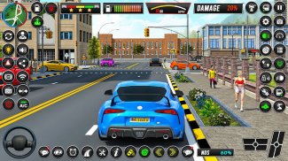 Real Car Parking Driving Schol screenshot 1