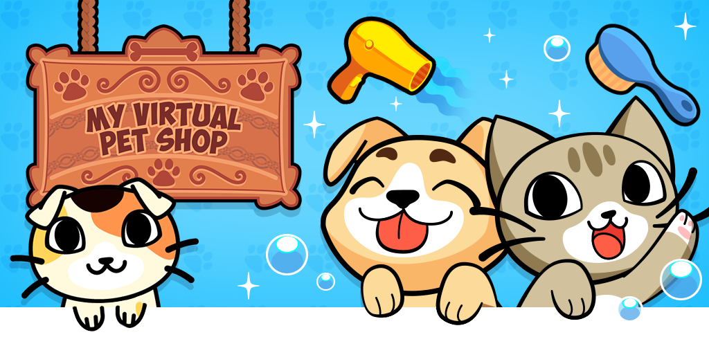 Meu Pet Shop Virtual - Cuide de Animais Fofos - Download do APK