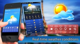 Pronóstico del tiempo en tiempo real Clima widget screenshot 1