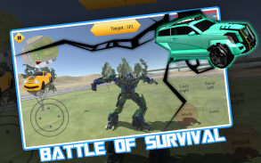 Extreme War of Robot -  Transform Car Fight screenshot 3