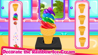 Rainbow Ice Cream Cooking screenshot 1