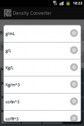 Density Converter screenshot 2