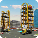 Multi-Level Smart Car Parking: Car Transport Games Icon