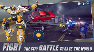 Elephant Robot Car Transform: Robot Shooting Game screenshot 3