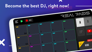 REAL PADS: أصبح DJ من منصات الطبل screenshot 0