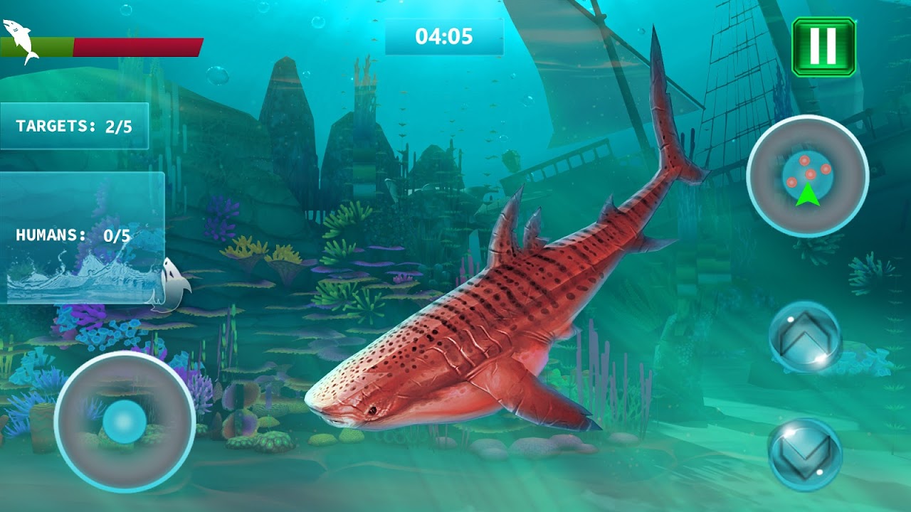 Hungry Shark Attack - Wild Shark Games 2019 - Download APK