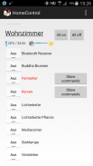 HomeControl screenshot 1