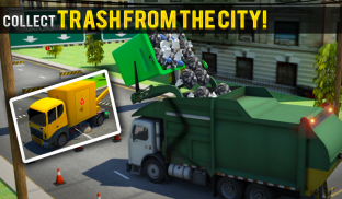 القمامة شاحنة قلابة محاكي screenshot 10