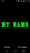 My Name 3D Live Wallpaper screenshot 1