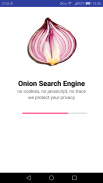 Motore di ricerca Privato e Anonimo per siti Onion screenshot 0