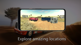 Lorry Truck Transport: Dubai Desert Safari Game screenshot 0