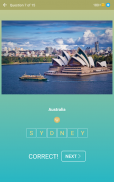 Ciudades del mundo: Quiz-Juego screenshot 16