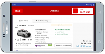 Car Rental Lite - Global Auto Rent -Worldwide Hire screenshot 0