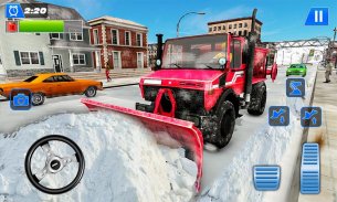 Snow Plow Construction Games screenshot 11