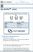 ClaimSecure eProfile screenshot 1