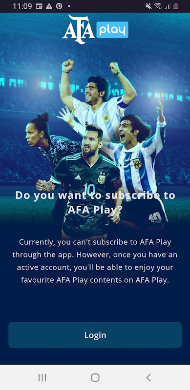 AFA Play na App Store