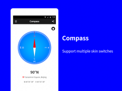 Compass - GPS location, Level screenshot 1