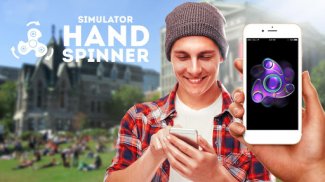 Hand spinner simulator screenshot 0
