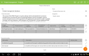 MobiDB Project Management screenshot 1