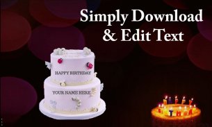 Write Stylish Name On Birthday Cake screenshot 1