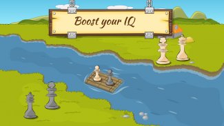 River Crossing IQ लॉजिक पज़ल्स अंड फन ब्रेन गेम्स screenshot 1