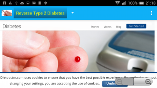 Diabetes and LCHF screenshot 2