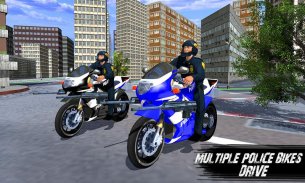 Police Bike - Gangster Chase screenshot 5