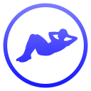 Daily Ab Workout - Core & Abs Fitness Exercises Icon