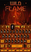 Wild Flame GO Keyboard Theme screenshot 5