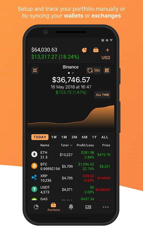 Crypto Tracker - Coin Stats APK Parsisiųsti Android - feelsound.ltlio