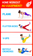 Six Pack Abs Workout 30 Day Fitness: Home Workouts screenshot 4