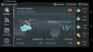 Weather and News Info Widget screenshot 16