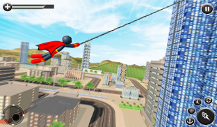 Stickman Mafia Rope Hero - Superhero Gangster Game screenshot 5