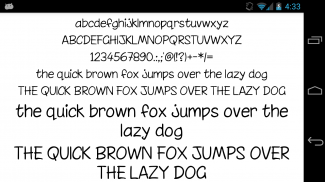 Fonts for FlipFont 50 Written screenshot 1