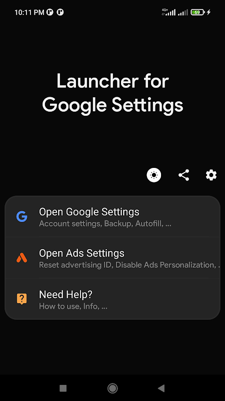 Launcher for Google Settings (Shortcut) - Загрузить APK для Android |  Aptoide